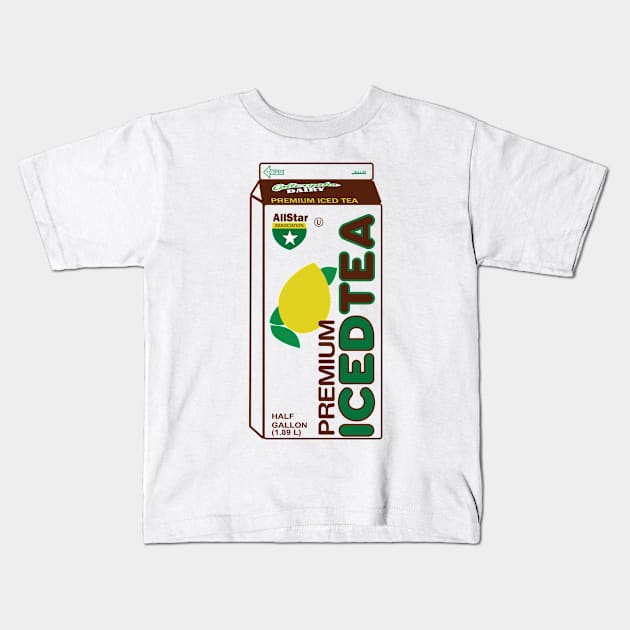 Colteryahn Iced Tea Kids T-Shirt by Schreibdog